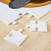 Katze mit Donut Puzzle (Seite)