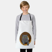 Katze mit Donut Schürze (Getragen)