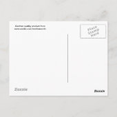 Katze mit einem Anzug und Hut! Postkarte (Rückseite)