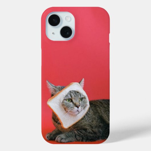 Katze mit einem Brothut Case-Mate iPhone Hülle (Rückseite)