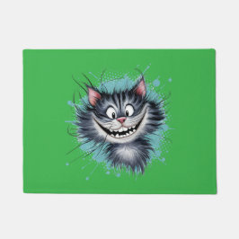 Katze mit einem Lächeln. Fußmatte