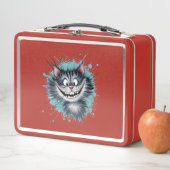 Katze mit einem Lächeln. Metall Brotdose (Beispiel)