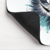 Katze mit einem Lächeln. Mousepad (Ecke)