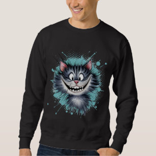Katze mit einem Lächeln. Sweatshirt