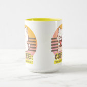 Katze mit einem Zitat aus einer Kaffeetasse (Zentrum)