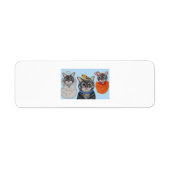 Katze mit Engel und Teufel (Vorne)