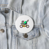 Katze mit Fahrrad Button (Beispiel)