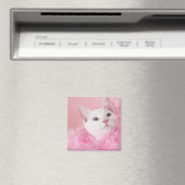Katze mit Federbohne Magnet (In Situ (Geschirrspüler))