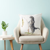 Katze mit Fisch Kissen (Stuhl )