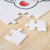 Katze mit Fisch Puzzle (Seite)