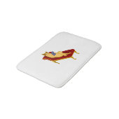 Katze mit Gadget-Clipart Badematte (Schrägansicht)