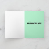 KATZE MIT GEBURTSTAG KAKE BIG GREETING CARD KARTE (Innenseite)