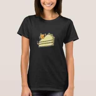 Katze mit Geburtstagskuchen T-Shirt