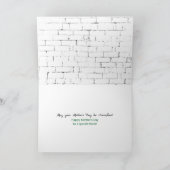 Katze mit gelben Tulissen Karte (Innenseite)