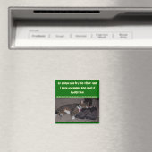 Katze mit Gesicht in Schuh Magnet (In Situ (Geschirrspüler))