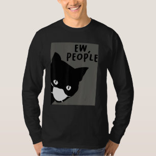 Katze mit Gesichtsmaske Wir Menschen Katzen 1 T-Shirt