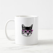 Katze mit Gläsern Kaffeetasse (Links)