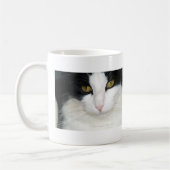 Katze mit goldenen Augen Kaffeetasse (Links)