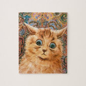 Katze mit großen Augen Louis Wain Puzzle (Vertikal)