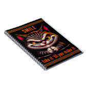 Katze mit Haltung Notizblock (Rechte Seite)