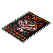 Katze mit Haltung Notizblock (Linke Seite)