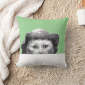 Katze mit Hut (Moegi) Kissen (Decke)