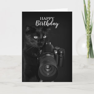 Katze mit Kamera Karte
