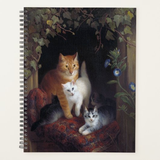Katze mit Kätzchen Henriette Knip 1844 Planer (Vorderseite)