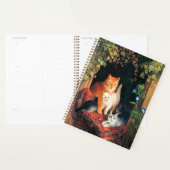Katze mit Kätzchen, Kunstmalerei, Planer (Anzeige)