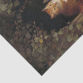 Katze mit Kätzchen von Henriette Ronner Knip Seidenpapier (Ausschnitt)