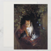 Katze mit Kittens Henriette Knip 1844 (Vorne/Hinten)