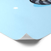 Katze mit Kopfhörerplakat (16x20) Poster (Ecke)