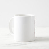 Katze mit Kragen Kaffeetasse (Vorderseite Links)