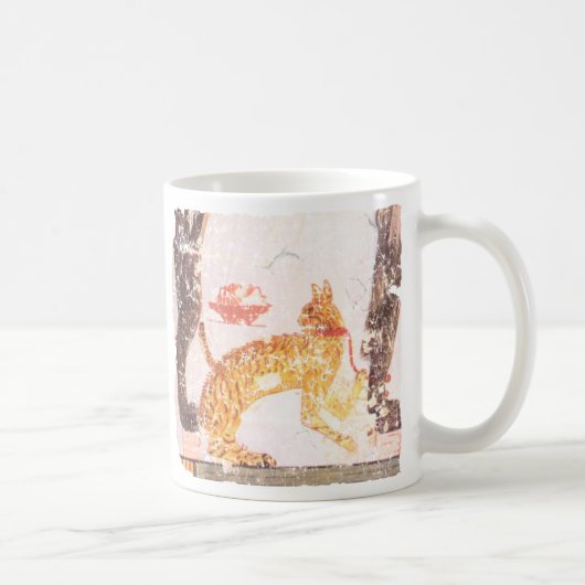 Katze mit Kragen Kaffeetasse (Rechts)