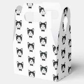 Katze mit Krawatte Geschenkschachtel (Geöffnet)