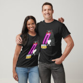 Katze mit Laseraugen T-Shirt (Unisex)