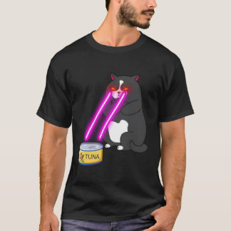 Katze mit Laseraugen T-Shirt