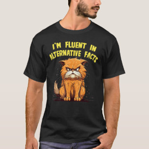 Katze mit lustigen weißen Lügen-Idee Kostüm für Ma T-Shirt
