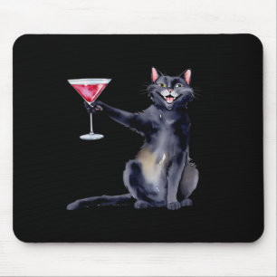 Katze mit Martini-GL-Schwanz Mousepad