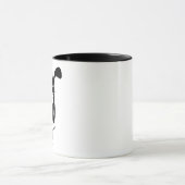 Katze mit Mäusegeschenk Tasse (Zentrum)