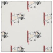 Katze mit Messer Stoff (Muster)