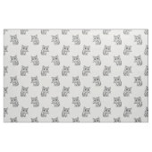 Katze mit Messer Stoff (Fat Quarter (45,7 x 55,9 cm))