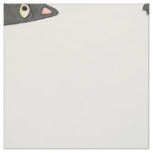 Katze mit Messergewebe Stoff (Muster)