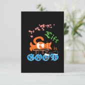 Katze mit Milch (Stehend Vorderseite)