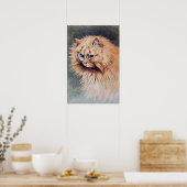 Katze mit Monokel, Louis Wain Poster (Küche)