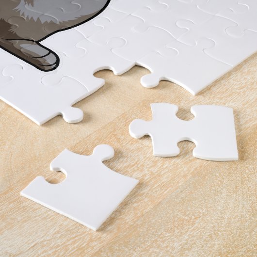 Katze mit Muffin Puzzle (Seite)