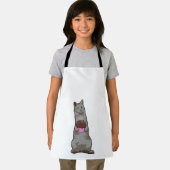 Katze mit Muffin Schürze (Insitu)