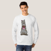 Katze mit Muffin T-Shirt (Vorne ganz)
