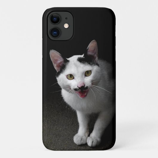 Katze mit Mustache Case-Mate iPhone Hülle (Rückseite)