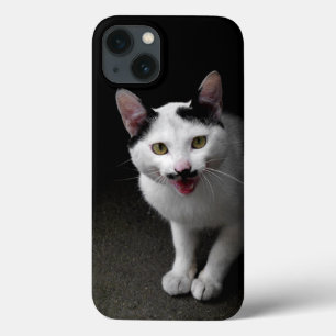 Katze mit Mustache iPhone 13 Hülle